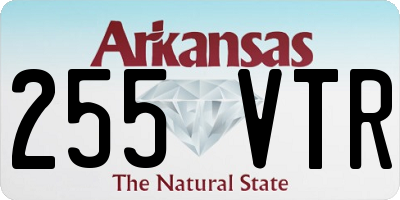 AR license plate 255VTR