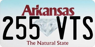 AR license plate 255VTS