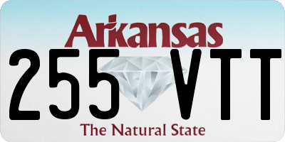 AR license plate 255VTT