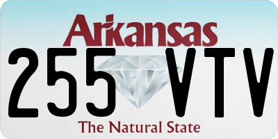 AR license plate 255VTV