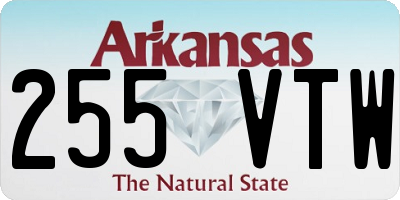AR license plate 255VTW
