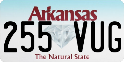 AR license plate 255VUG
