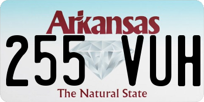 AR license plate 255VUH