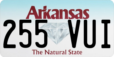AR license plate 255VUI