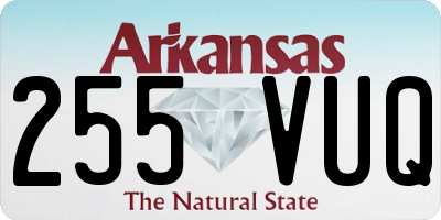AR license plate 255VUQ