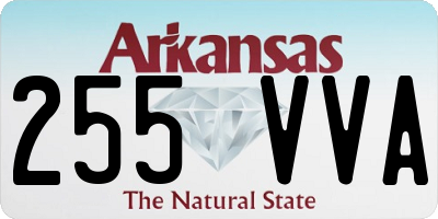 AR license plate 255VVA