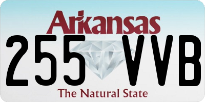 AR license plate 255VVB