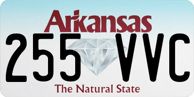 AR license plate 255VVC