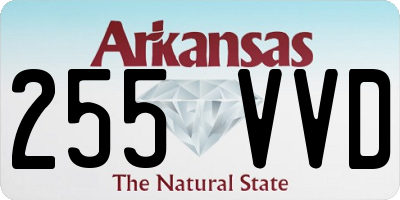AR license plate 255VVD