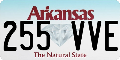 AR license plate 255VVE