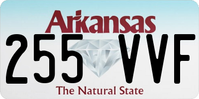 AR license plate 255VVF