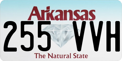 AR license plate 255VVH