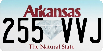 AR license plate 255VVJ