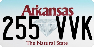 AR license plate 255VVK