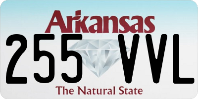 AR license plate 255VVL