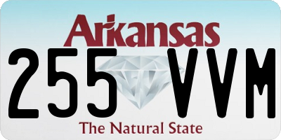 AR license plate 255VVM