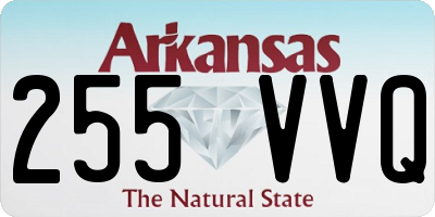 AR license plate 255VVQ
