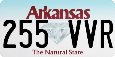 AR license plate 255VVR