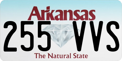 AR license plate 255VVS