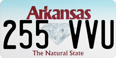 AR license plate 255VVU