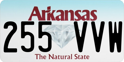 AR license plate 255VVW