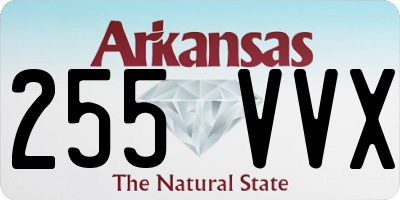 AR license plate 255VVX