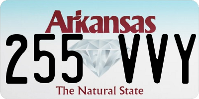 AR license plate 255VVY