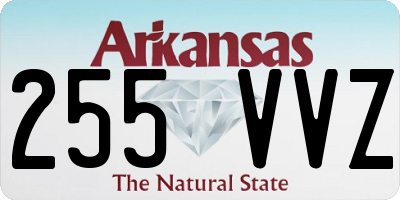 AR license plate 255VVZ