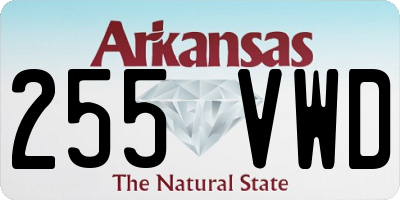 AR license plate 255VWD