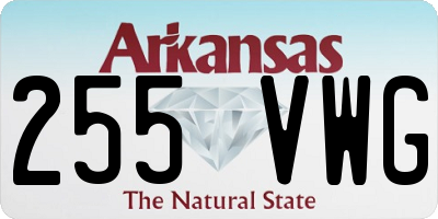 AR license plate 255VWG