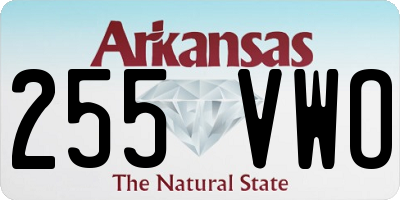 AR license plate 255VWO
