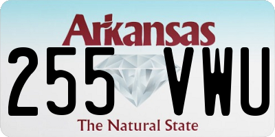 AR license plate 255VWU