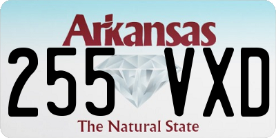 AR license plate 255VXD