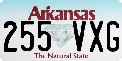 AR license plate 255VXG