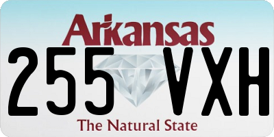 AR license plate 255VXH