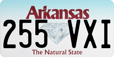 AR license plate 255VXI