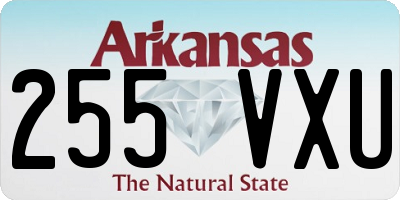 AR license plate 255VXU