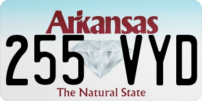 AR license plate 255VYD