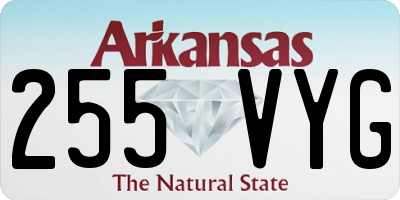 AR license plate 255VYG