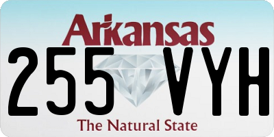 AR license plate 255VYH