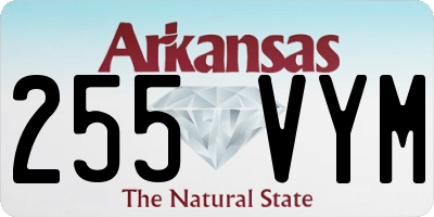 AR license plate 255VYM