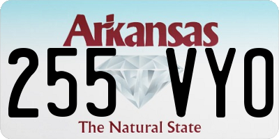 AR license plate 255VYO