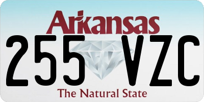 AR license plate 255VZC
