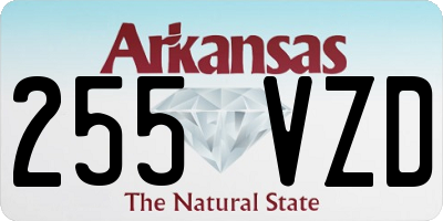 AR license plate 255VZD
