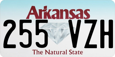 AR license plate 255VZH