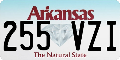 AR license plate 255VZI