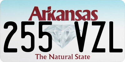 AR license plate 255VZL