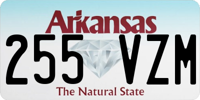 AR license plate 255VZM