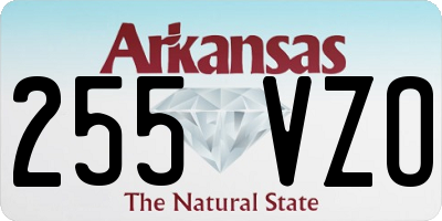AR license plate 255VZO