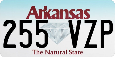 AR license plate 255VZP